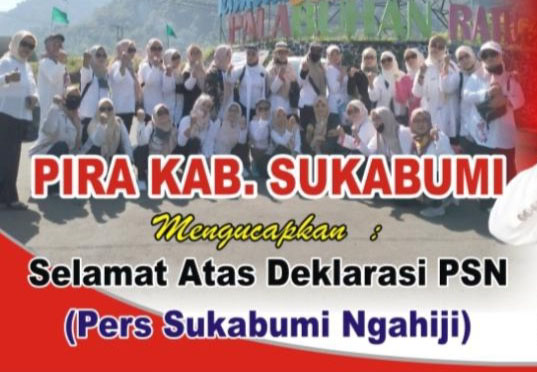 Ketua DPC PIRA Kabupaten Sukabumi Luly Ludfiah, Mengucapkan Selamat untuk Deklarasi PSN Yang akan Di Selenggarakan
