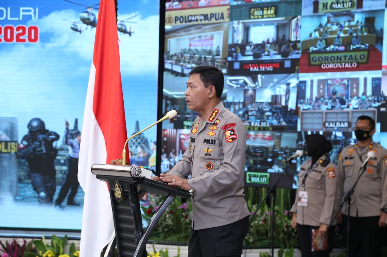 Gelar Apel Kasatwil, Kapolri Berikan Arahan Tegas Keseluruh Jajaran