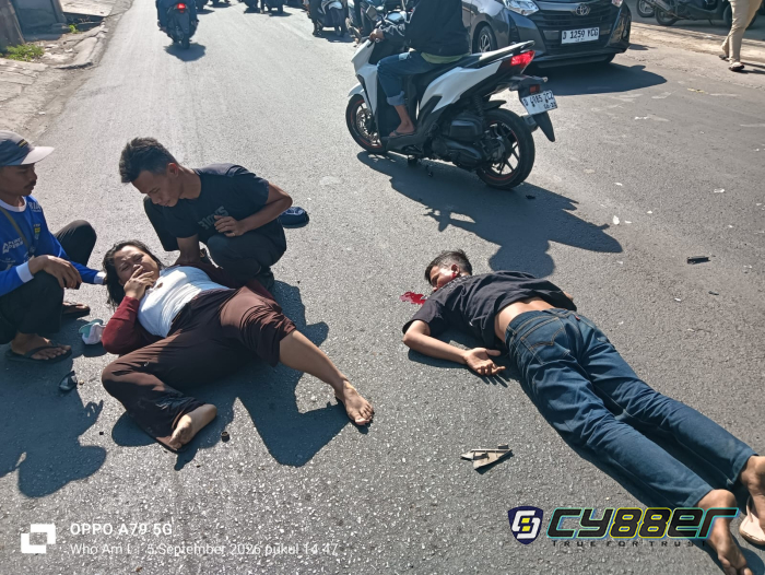 Kecelakaan Lalu Lintas Terjadi di Jl. Raya Kamasan, Kabupaten Bandung