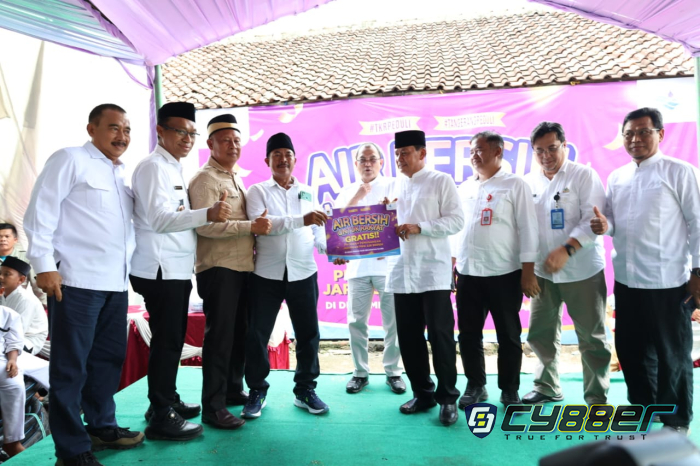 Bupati Tangerang Berikan Sambungan Air PDAM Gratis untuk 250 KK di Tanjakan Mekar