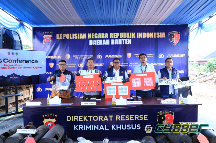 Polda Banten Ungkap 6 Tambang Ilegal dan Penyalahgunaan BBM Bersubsidi, 7 Tersangka Ditahan