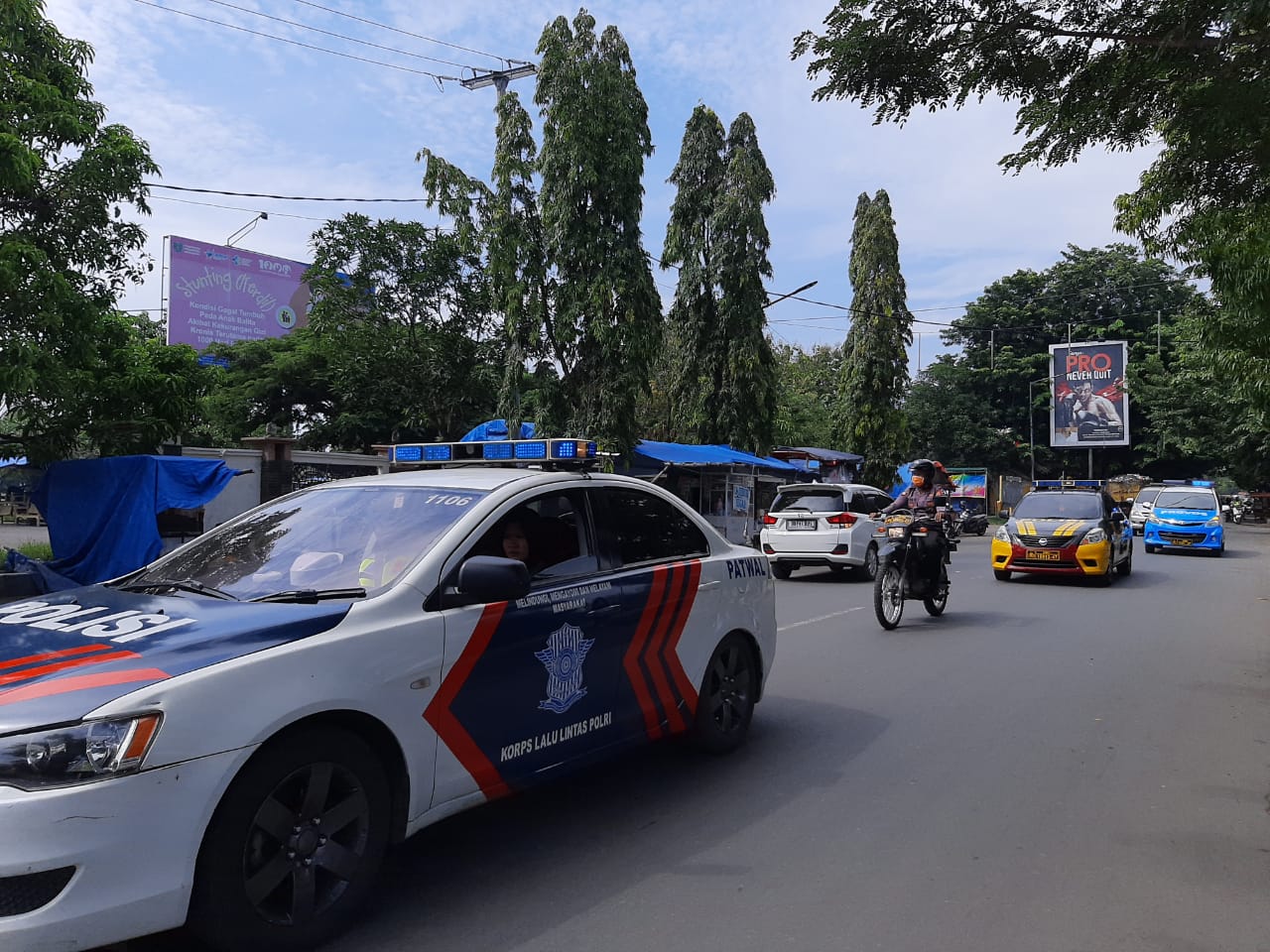 Jajaran Polres Indramayu Kembali Patroli Himbau Antisipasi Wabah Virus Corona Covid-19 