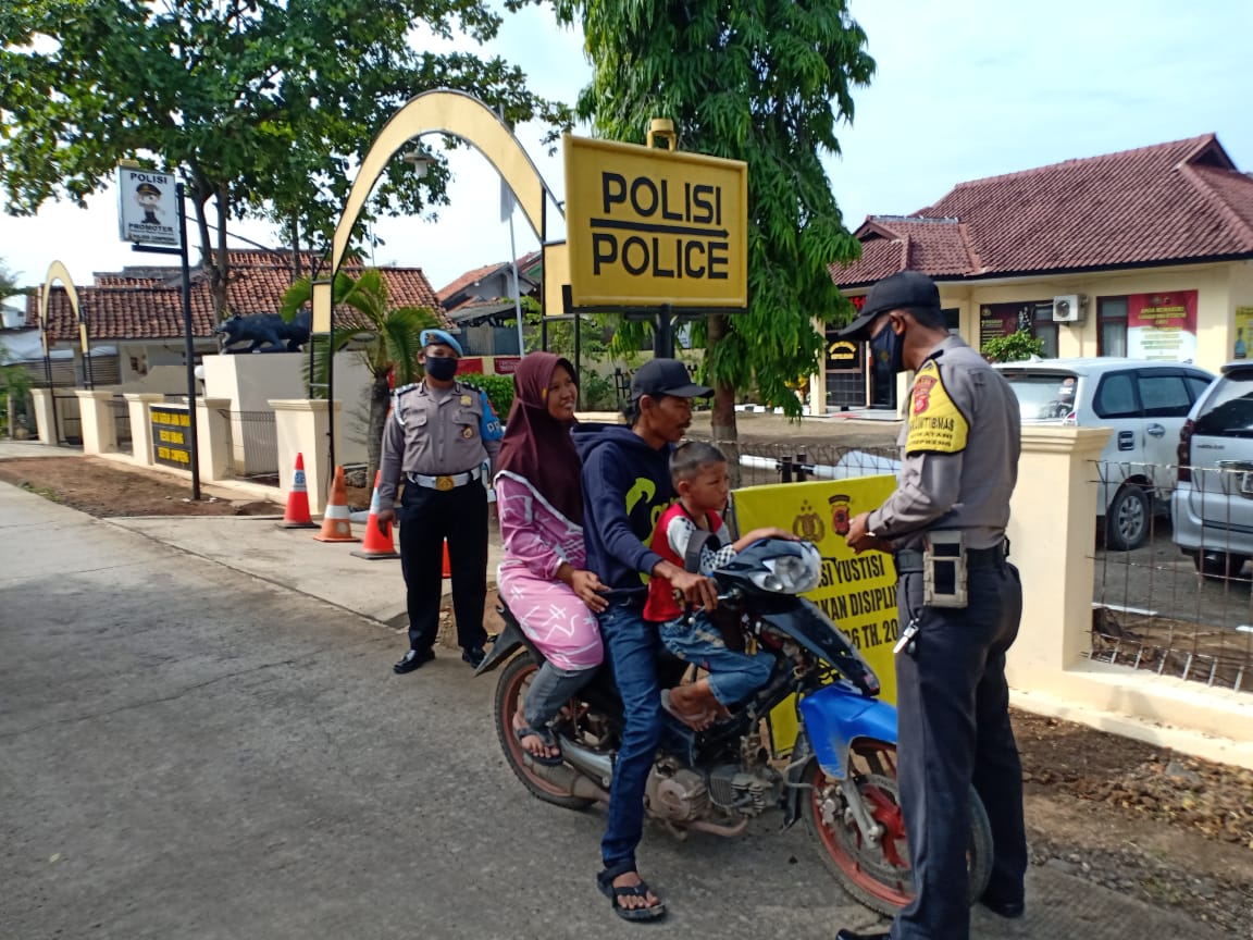Polres Subang Polda Jabar Ops Yustisi Cegah Covid-19