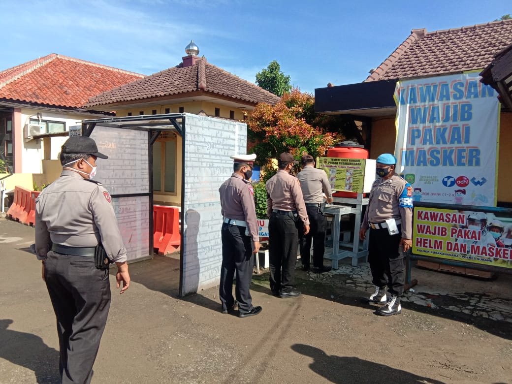 Himbauan Prokes 3M Terus Dilaksanakan Polres Subang Polda Jabar Selama Pandemi Covid-19 Belum Selesai