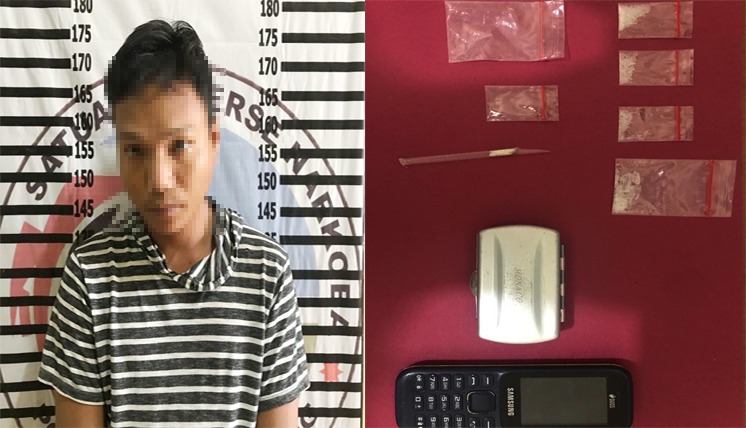 Satresnarkoba Polres Tulang Bawang Tangkap Nelayan Yang Jadi Bandar Narkotika
