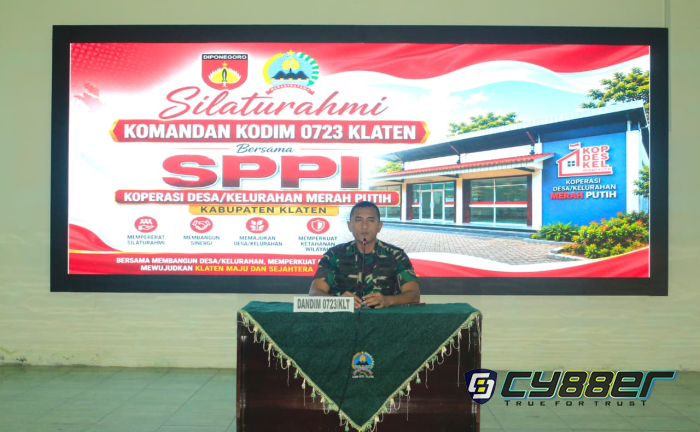 Sukseskan Program KDKMP, Dandim 0723/Klaten Beri Pengarahan SPPI 