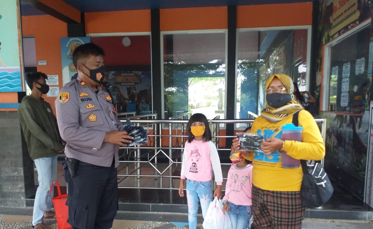 Forkopimcam Kasokandel Laksanakan Operasi PPKM di Lokasi Wisata