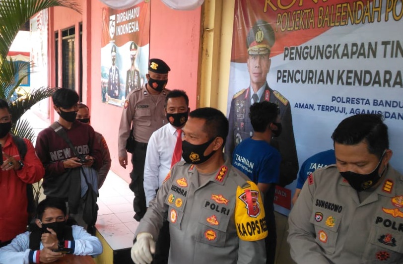 Pengungkapan Tindak Pidana Curanmor di Wilkum Polsek Baleendah