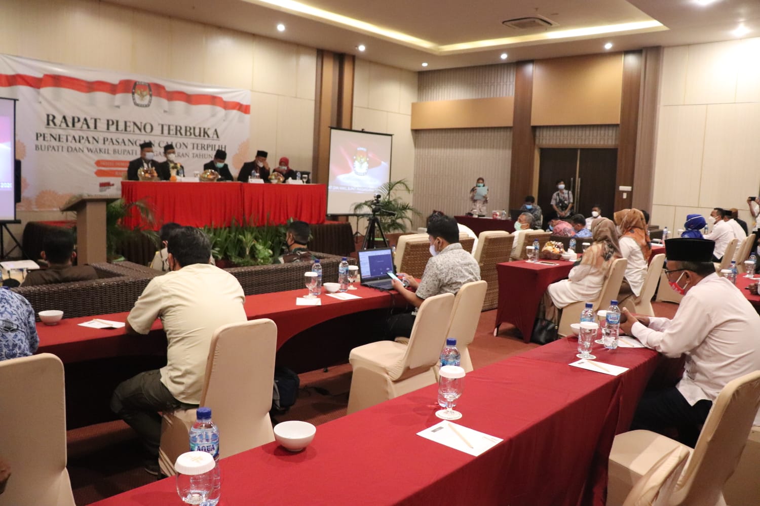 Kapolres Ciamis Hadiri Rapat Pleno Penetapan Bupati Pangandaran, H Jeje Wiradinata-Ujang Endin