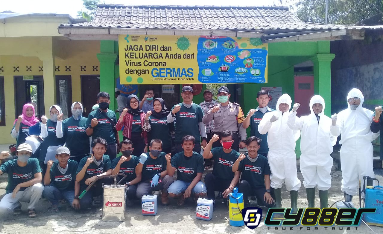 Pemdes Pasirjaya Sepakat Kita Lawan Virus Corona