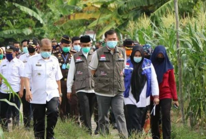 Walikota Pekanbaru, Firdaus Tinjau Lokasi Penerima Bansos
