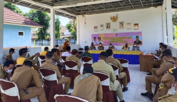 Sekda Mesuji Bersama Dinas Kesehatan Kabupaten Mesuji Sosialisasikan PPKM