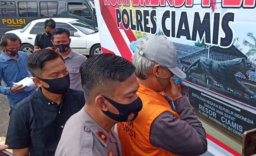 Diduga Selewengkan Dana Desa, Mantan Kades Nagarajaya Ciamis Diamankan Kepolisian
