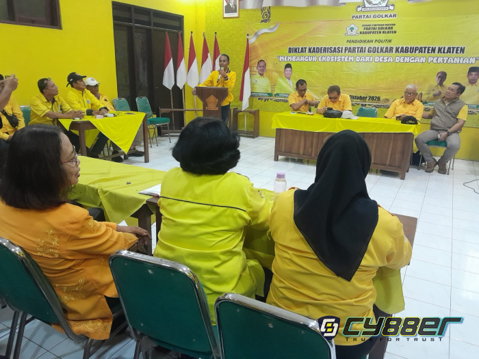 Golkar Klaten Gelar Diklat Kader Desa, Bidik 10 Kursi Lewat Program Serbu Desa