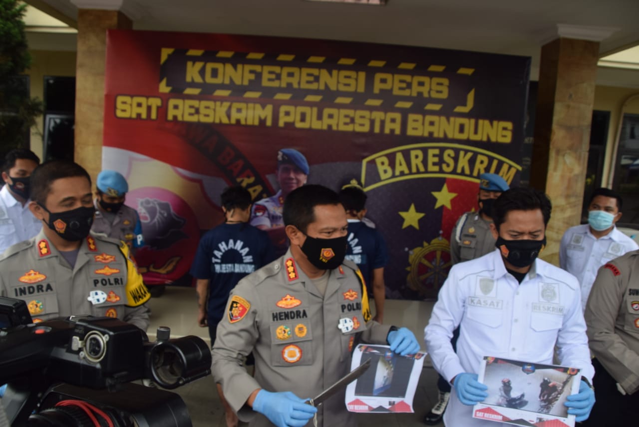 Polresta Bandung Polda Jabar Ungkap Dua Pelaku Curas di Baleendah Kab. Bandung