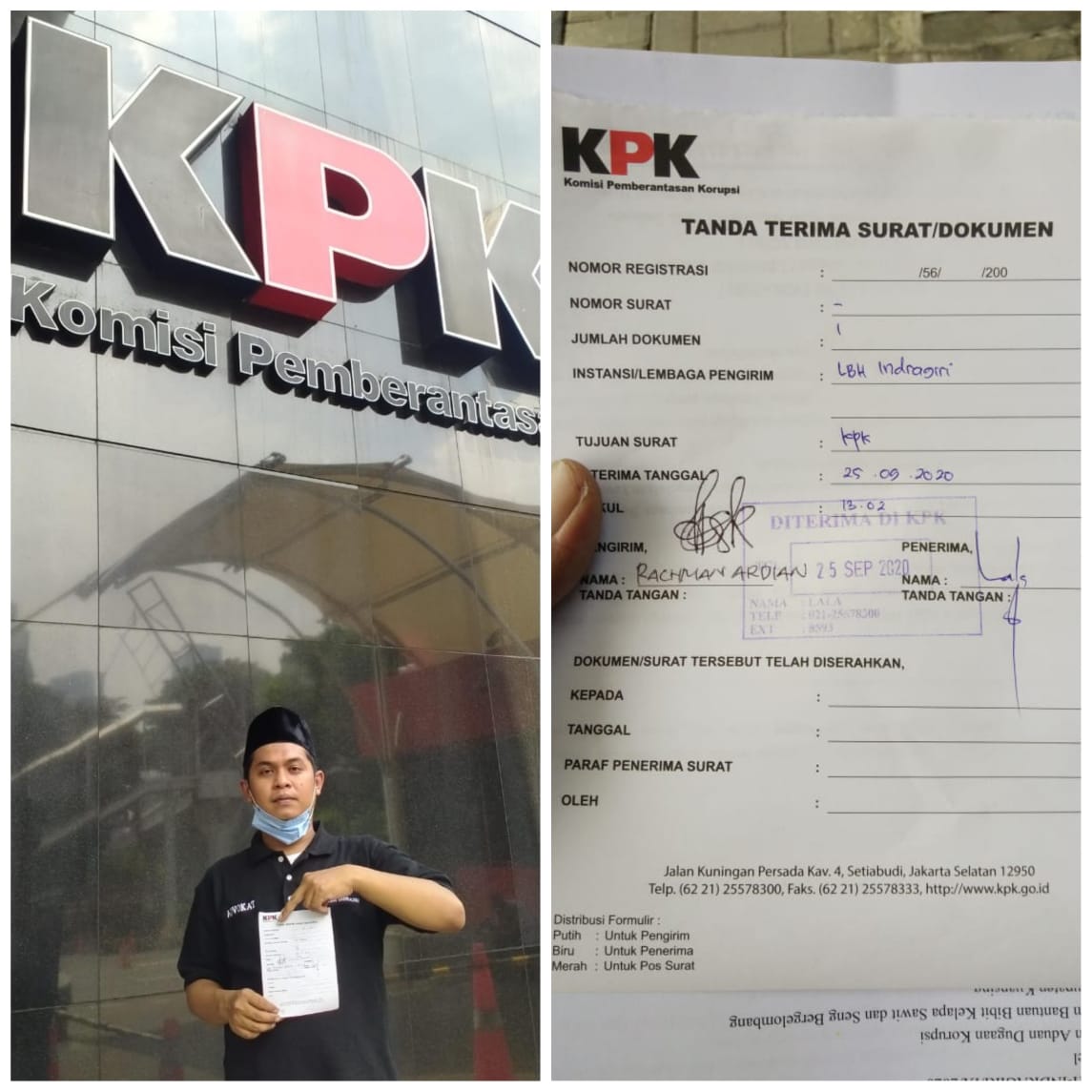 Dugaan Korupsi Pengadaan Bibit dan Seng Bergelombang Dinas Pertanian Kuansing Dilaporkan ke KPK