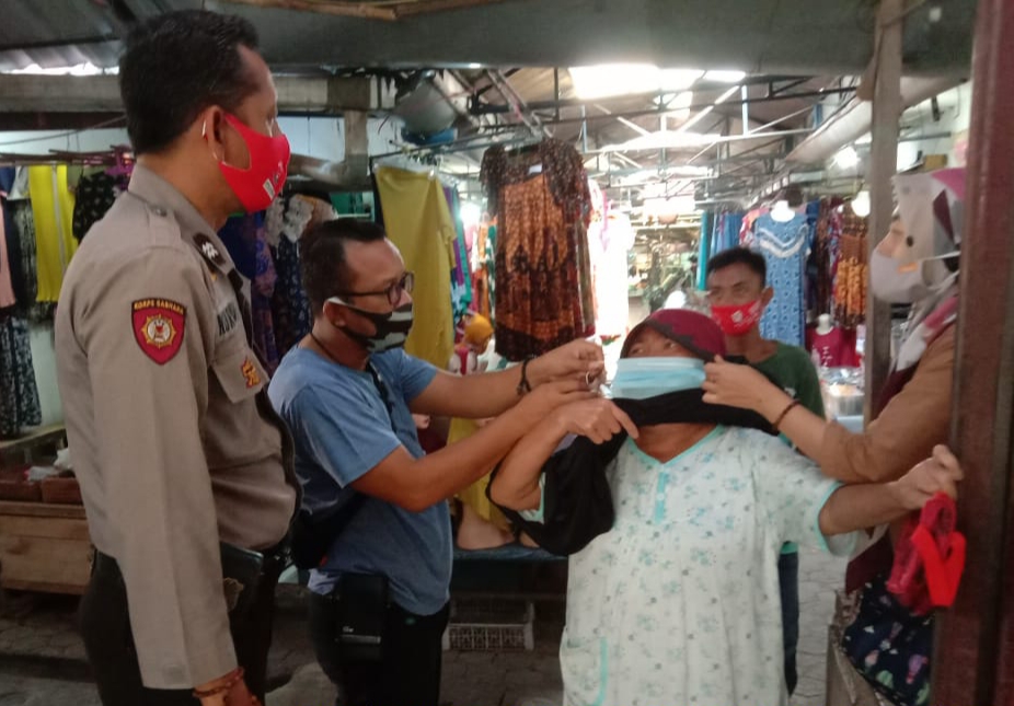 Polres Majalengka Terus Gelorakan Gebrak Sejuta Masker