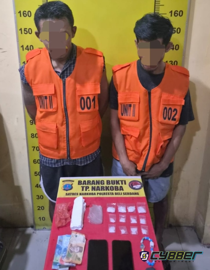 Polresta Deli Serdang Tangkap Pengedar Sabu Pantai Labu