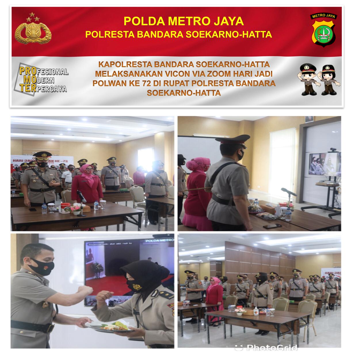 HUT Polwan Ke 72, Polresta Bandara Gelar Syukuran dan Potong Tumpeng