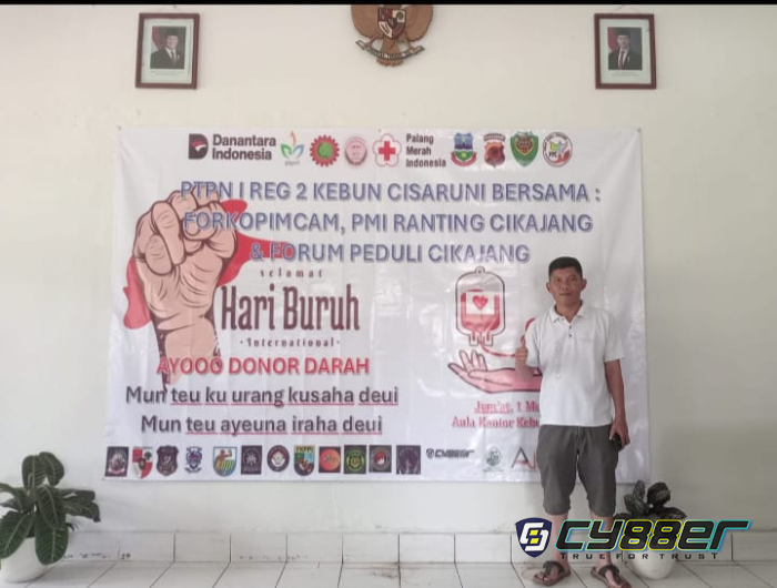 Peringati May Day 2026 , SPBun PTPN l Regional 2 Bersama  PMI Cikajang Laksanakan Donor Darah