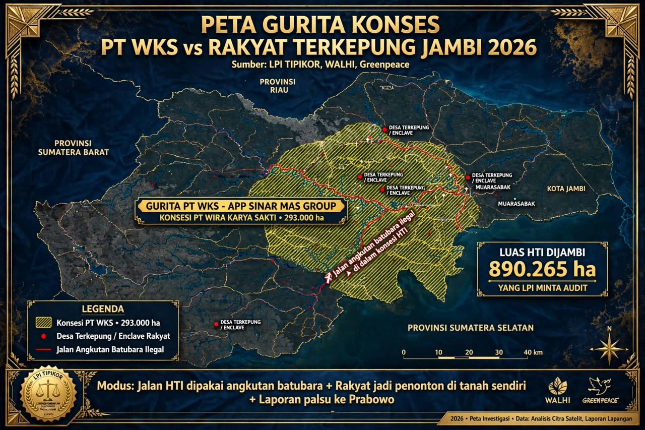 Gurita Konsesi PT WKS di Jambi, Aidil Fitri: Rakyat Terkepung di Tanah Sendiri