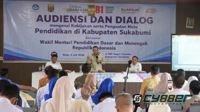 Dengar pendapat Kemendikdasmen dan Disdik Kabupaten Sukabumi