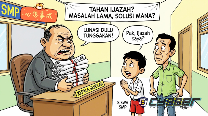 Siswa Piatu Tiga Tahun Tahan Ijazah, Dikemanakan Dana Bos SMP Marga Utama