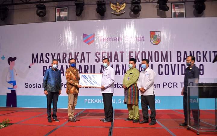 Pemko Pekanbaru Terima 1000 Alat Rapid Test, Bantuan Dari CSR Perusahaan Platform Achiko