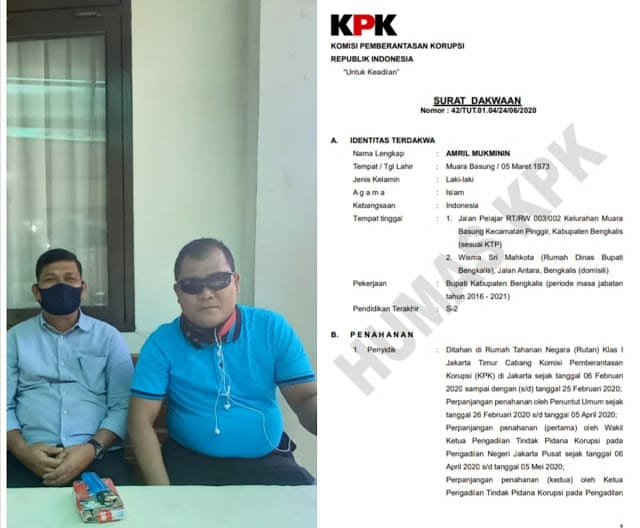 Sidang Saksi Amril, Kenapa Proyek MY Tidak Dibahas di Komisi II DPRD Bengkalis