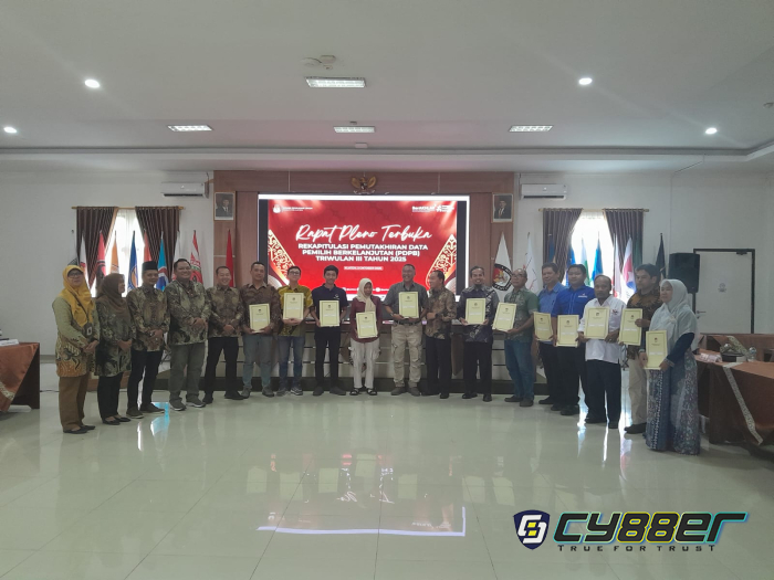 KPU Klaten Gelar Rapat Pleno PDPB Triwulan III 2025, Jumlah Pemilih Capai 971.578