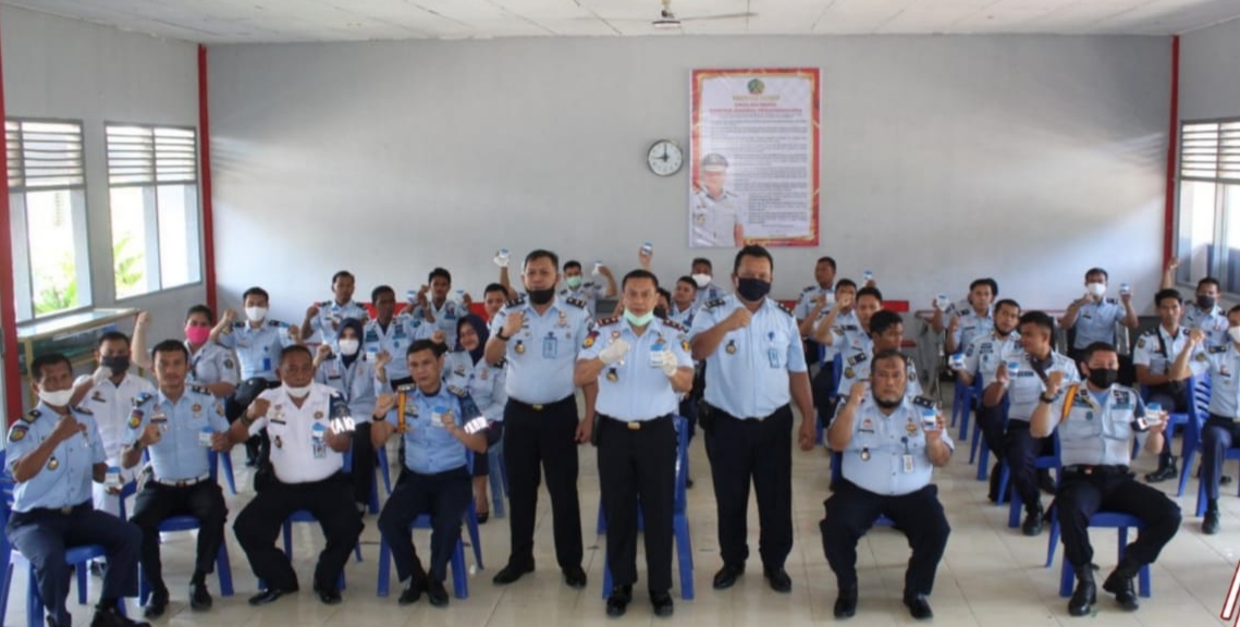 Pasca Hebohnya Pengendalian Narkoba di Dalam Sel Rengat, Kemenkumham Kanwil Riau dan Jajaran Lakukan Test Urine  