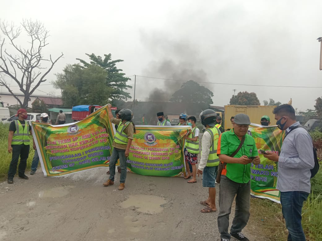 SPRMII Lakukan Aksi Damai Minta Hak Kerja Putra Daerah, Walikota Diminta Tindak Tegas Perusahaan