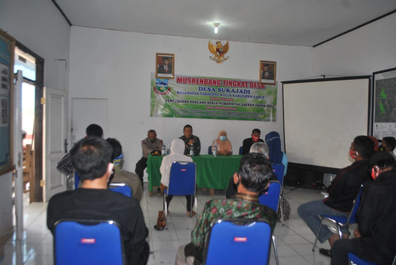 Pemerintah Desa Sukajadi Tarogong Kaler Laksanakan Musrenbang Tahun 2022 