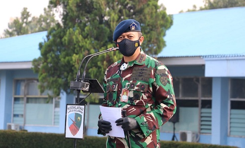 Kenaikan Pangkat dan Pelepasan Purnatugas Personel Lanud Sulaiman 