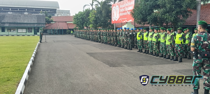 Korem 064/MY Perkuat Sinergi TNI–Polri dalam Pengamanan Aksi Unjuk Rasa di Serang