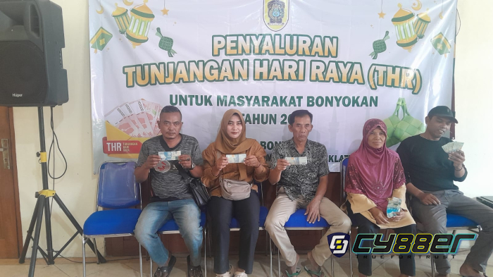 Desa Bonyokan Perkuat Jaring Pengaman Sosial: Bebas PBB 2025 dan THR Tunai 2026 untuk Warga