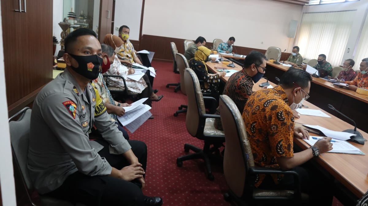 Rapat Koordinasi Pengamanan Pilkades Serentak 2020 di Ciamis