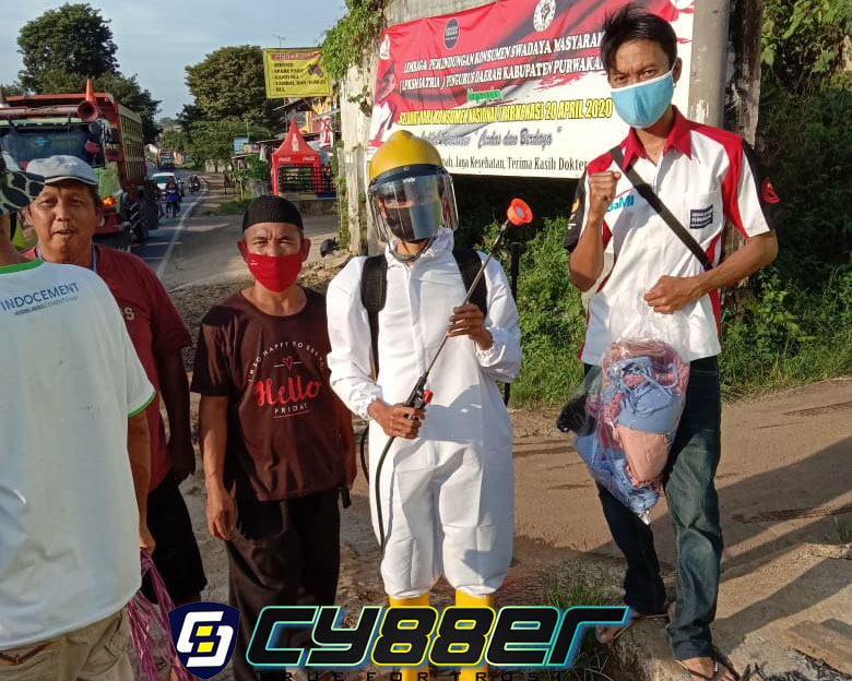 Peringati Aniversary Ke 10 LPKSM Satria Pangkal Perjuangan Gelar Baksos Dan Bagikan 1000 Masker Gratis