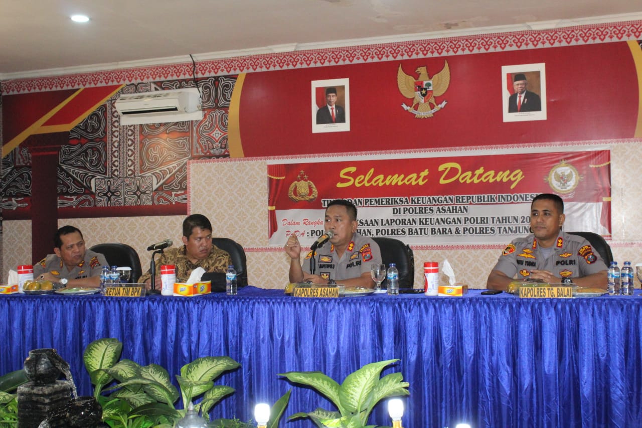 Kapolres Batu Bara Sambut Kunjungan BPK RI di Asahan
