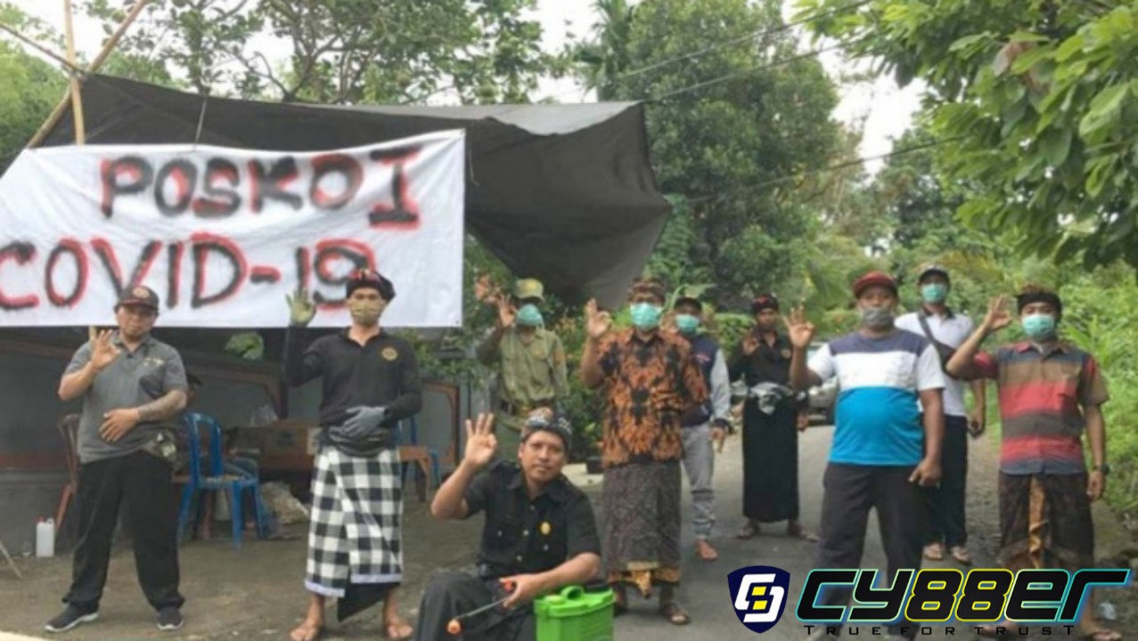 Satgas Covid-19 Berjaga di Perbatasan Desa Wangiri danDesa Pupuan Sawah