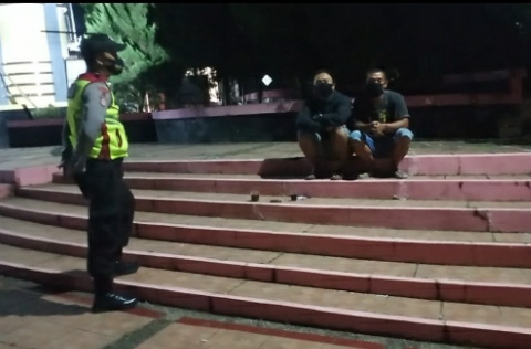 Terapkan Disiplin Protokol Kesehatan, Polres Banjar Lakukan Patroli