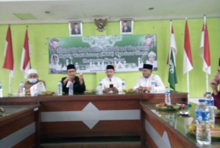 MWC NU Cigombong Bogor, Gelar Halalbihalal Sekaligus Sosialisasi Program Kerja