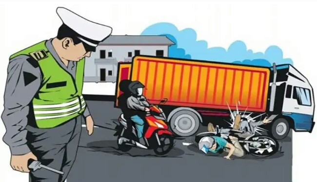 Seorang Pemuda Tewas di Gilas Dump Truk Setelah Laga Kambing di Km. 2 Pematang Obo