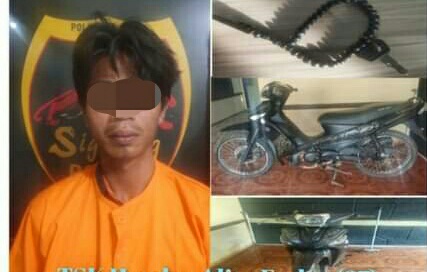 Seorang Residivis Nekat Curi Motor Tetangganya Sendiri Untuk Makan dan Beli Sabu