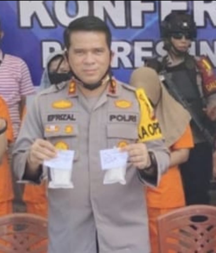  319 Tersangka Narkoba Dikandangi, AKBP. Efrizal: Jangan Banyak Ulah di Daerah Saya Jika Tidak Mau Menyusul Mereka