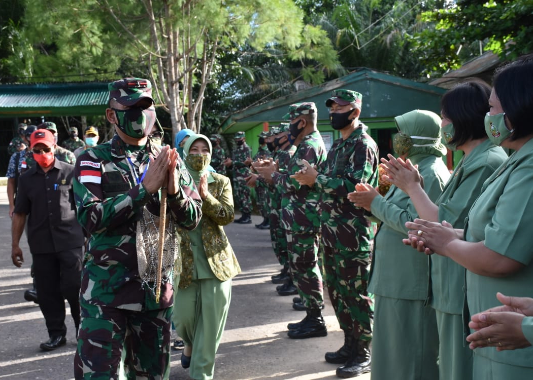 Danrem 174 Merauke Brigjen TNI Bangun Nawoko Kunjungi Kodim 1711/BVD