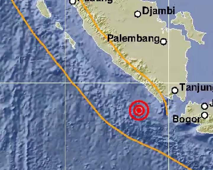 Pesisir Barat Lampung, Kembali Digetarkan Gempa 5,5 Magnitudo