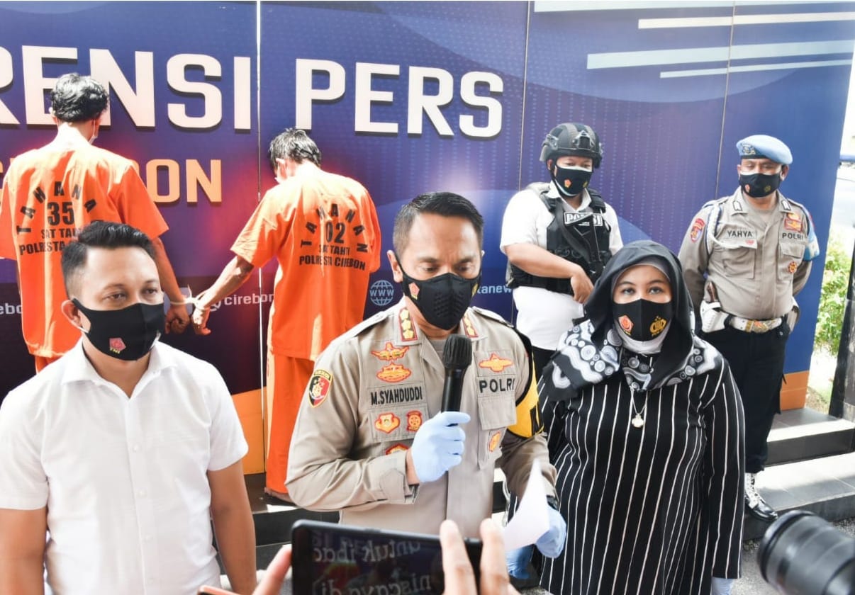 Polresta Cirebon Polda Jabar Amankan Tiga Tersangka Pencabulan Anak Dibawah Umur