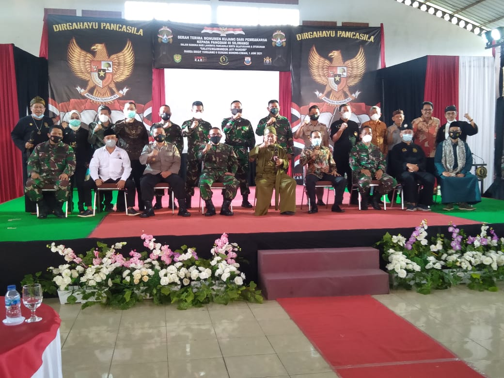 Danrem 062/TN Menghadiri Peringatan Hari Lahir Pancasila