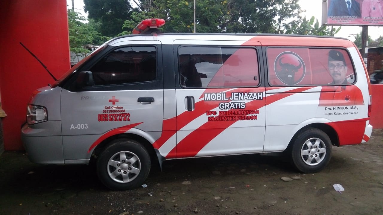 Mobil jenazah Gratis, PDI.P DPC Kab Cirebon  Peduli masyarakat